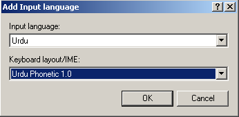 Add Input Language
