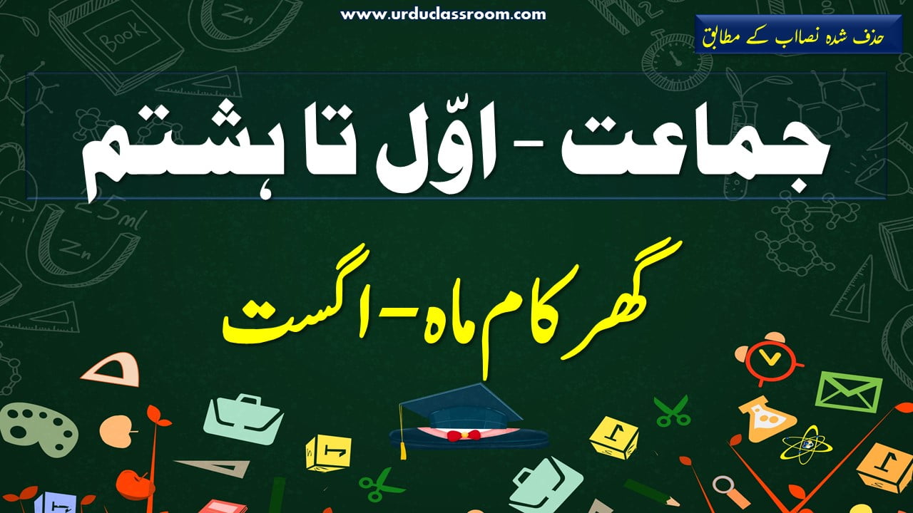 worksheet for august in urdu archives urdu class room