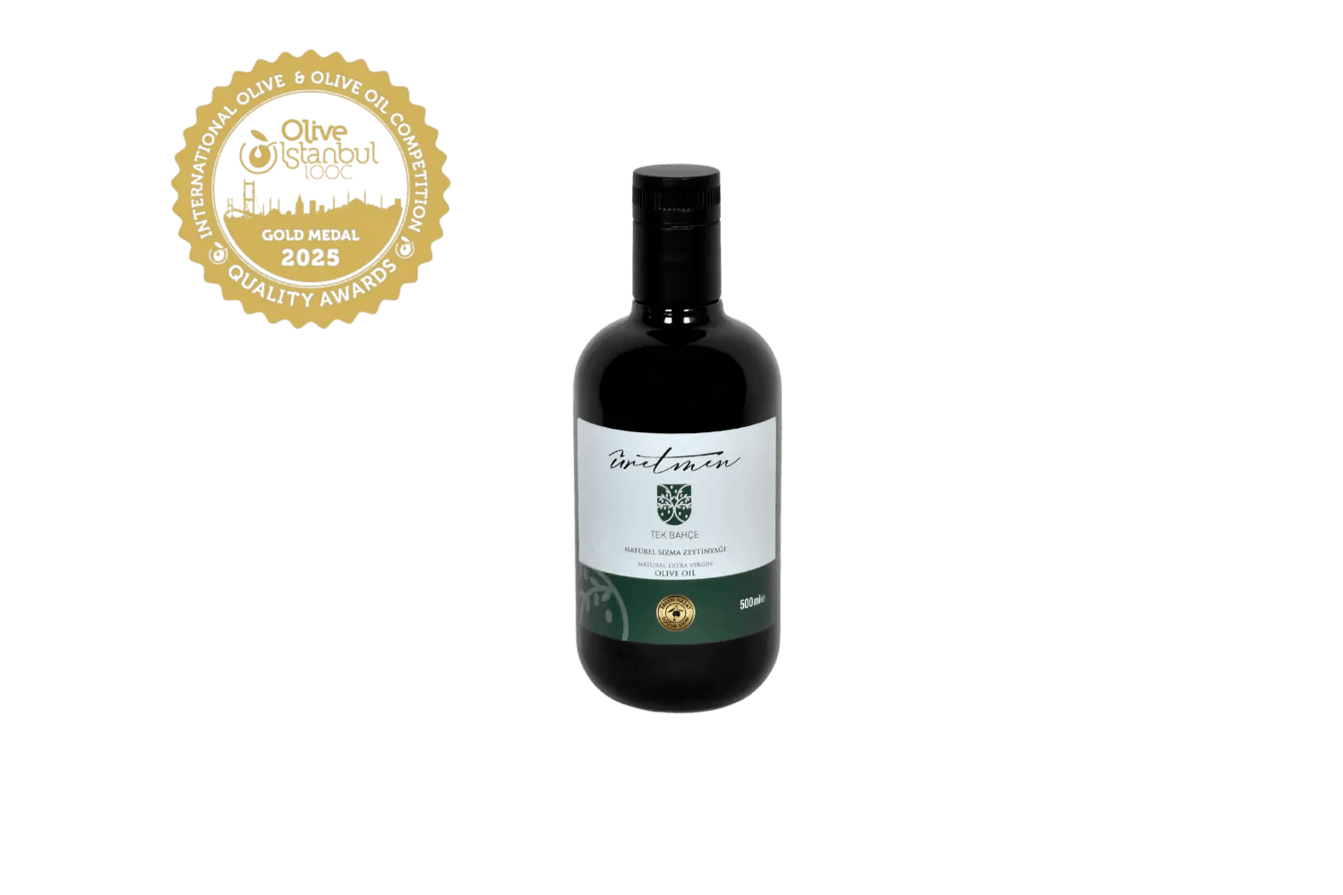 %0,2 Asit 0,5 lt Filtresiz Zeytinyağı, Erken Hasat, Soğuk Sıkım-Tek Bahçe