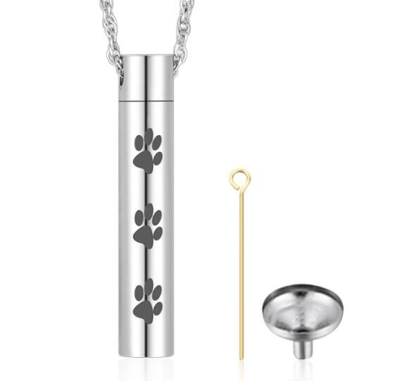 Assieraad Teardrop Druppel Met Mini Urn Rosé Goudkleurig Met Ketting Urn Store Ashanger RVS