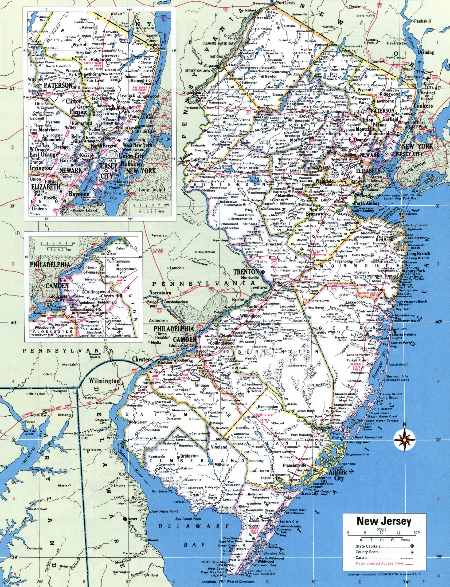 Where Does NJ Lie On The USA Map Your Northeast Guide 273 NJ 