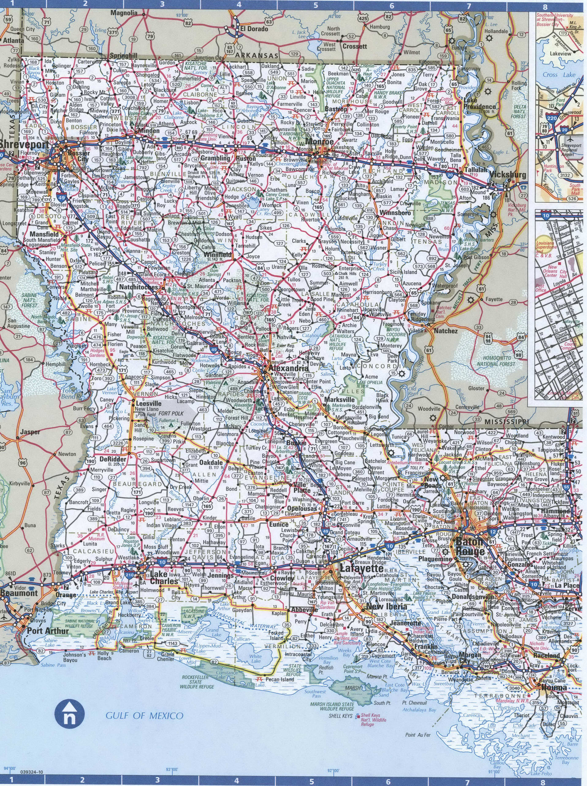 Louisiana Karte Tipps 10 Best Places To Visit In Louisiana Map 90b 