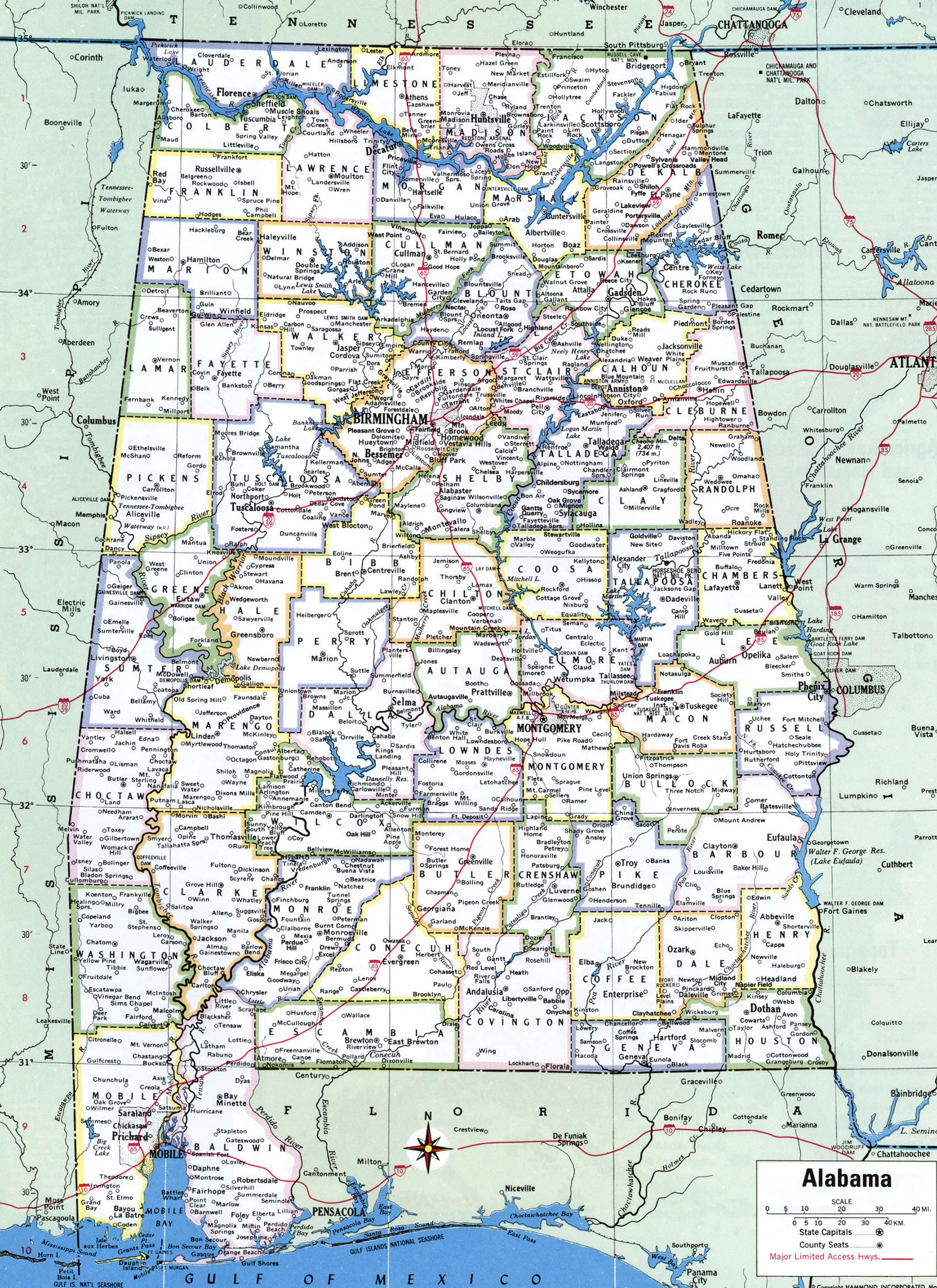 Alabama County 195alabama 