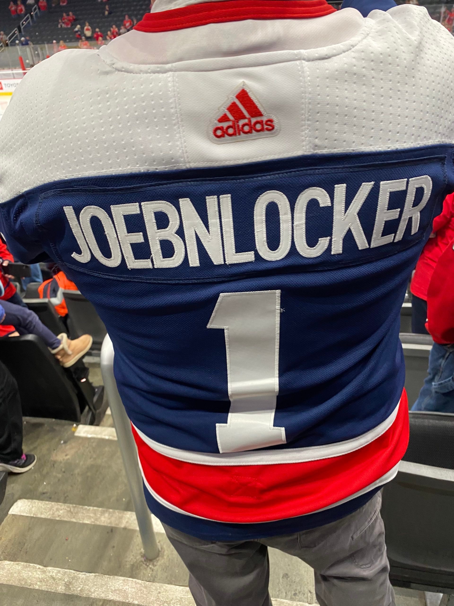 Washington Capitals Jersey Fouls and 