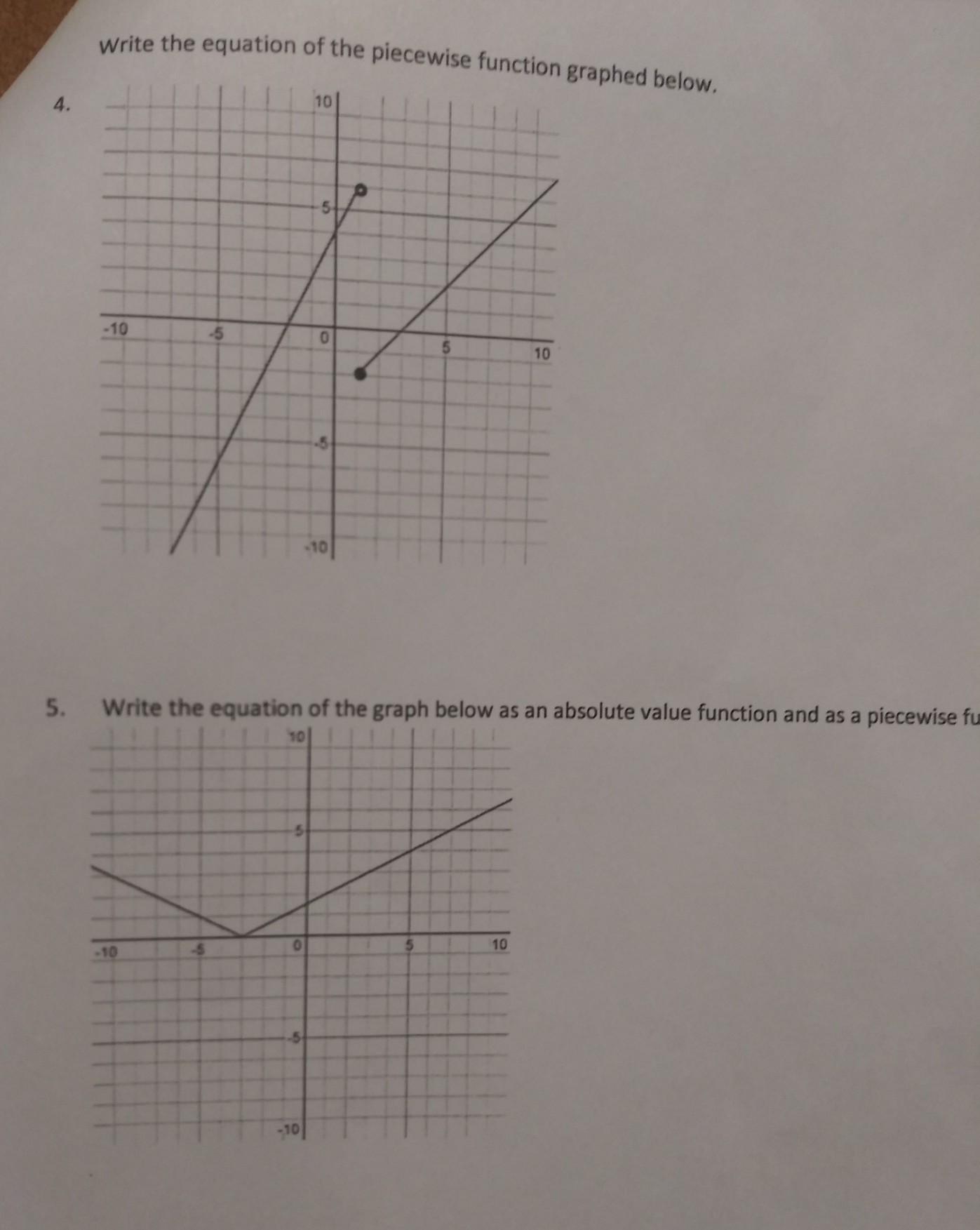 Piecewise Functions Equation From Graph Example 2 It has an infinite number of pieces.