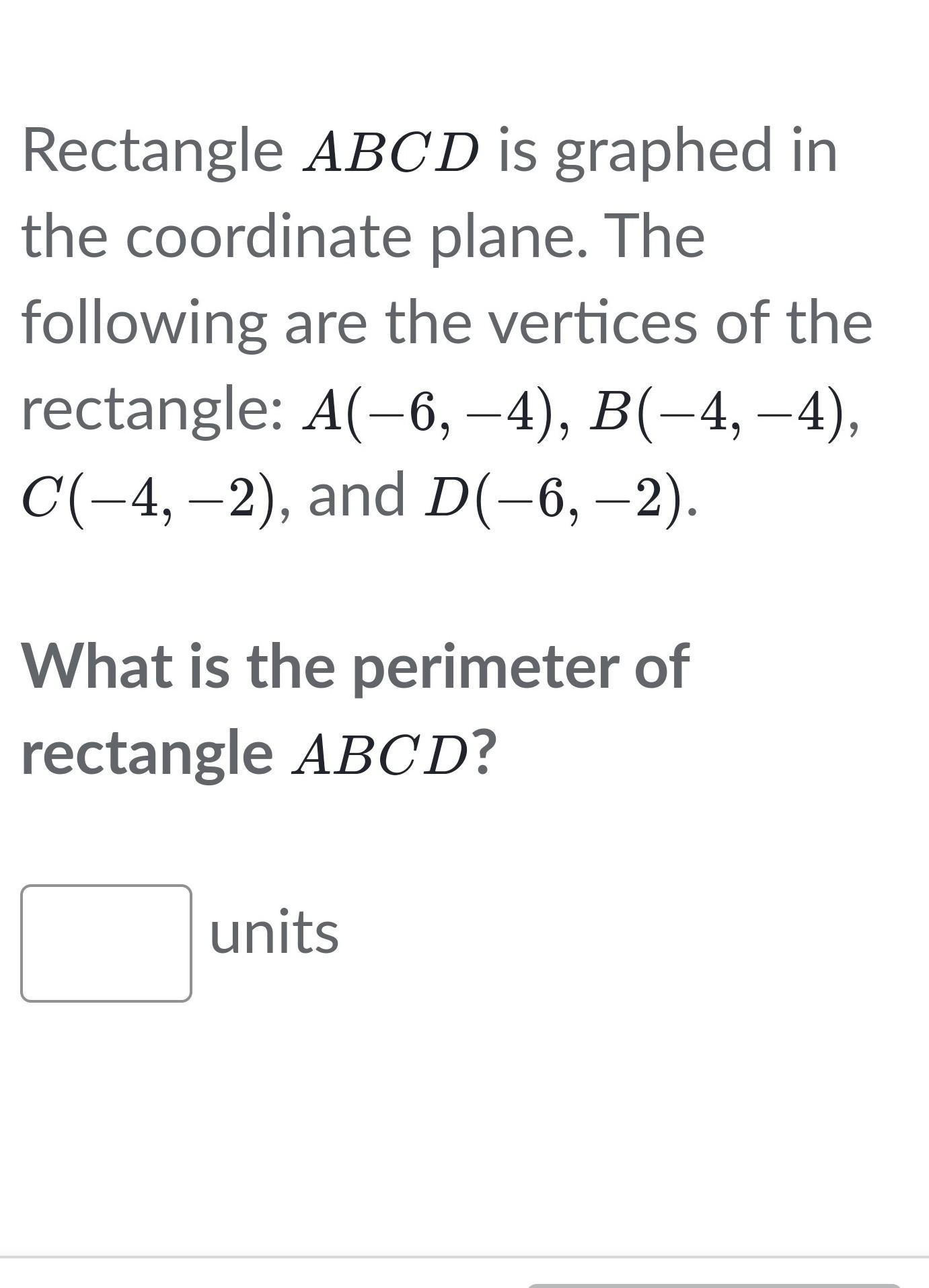Lesson Rectangles On The Coordinate Plane Nagwa 3answers The answer is 7214 step by step answer and equation Rectangle ABCD is graphed in the coordinate plane.