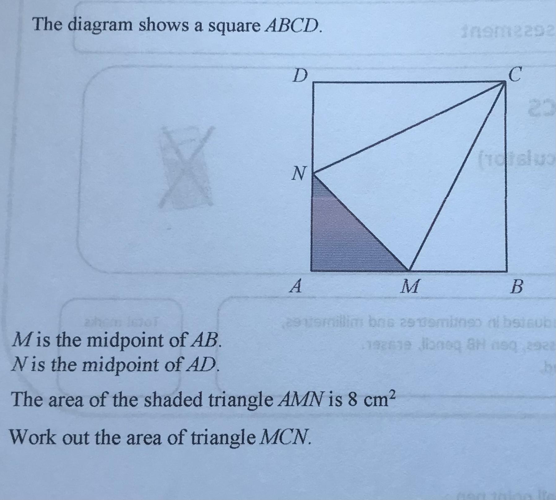 Abcd Is A Square F Is The Mid Point Of Ab Be Is One Third Of Bc Triangles Maths Class 10 1ABCD is a square E and F are the midpoints of the sides AB and BC respectively.