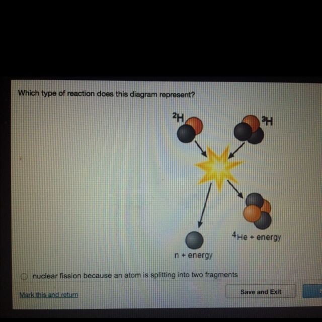 Answer Choices Are A Nuclear Fission Because An Atom Splitting Into Two Fragments B Nuclear Brainly Com