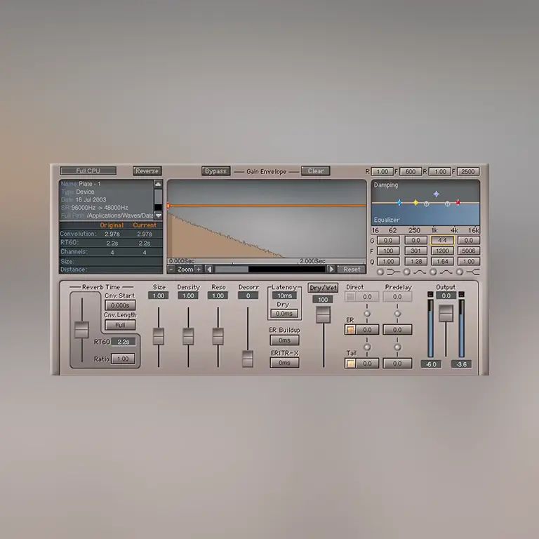 Waves Ir1 Convolution Reverb Plug In Frontendaudio Com - Premium Vintage Wallpaper Gallery - 4K