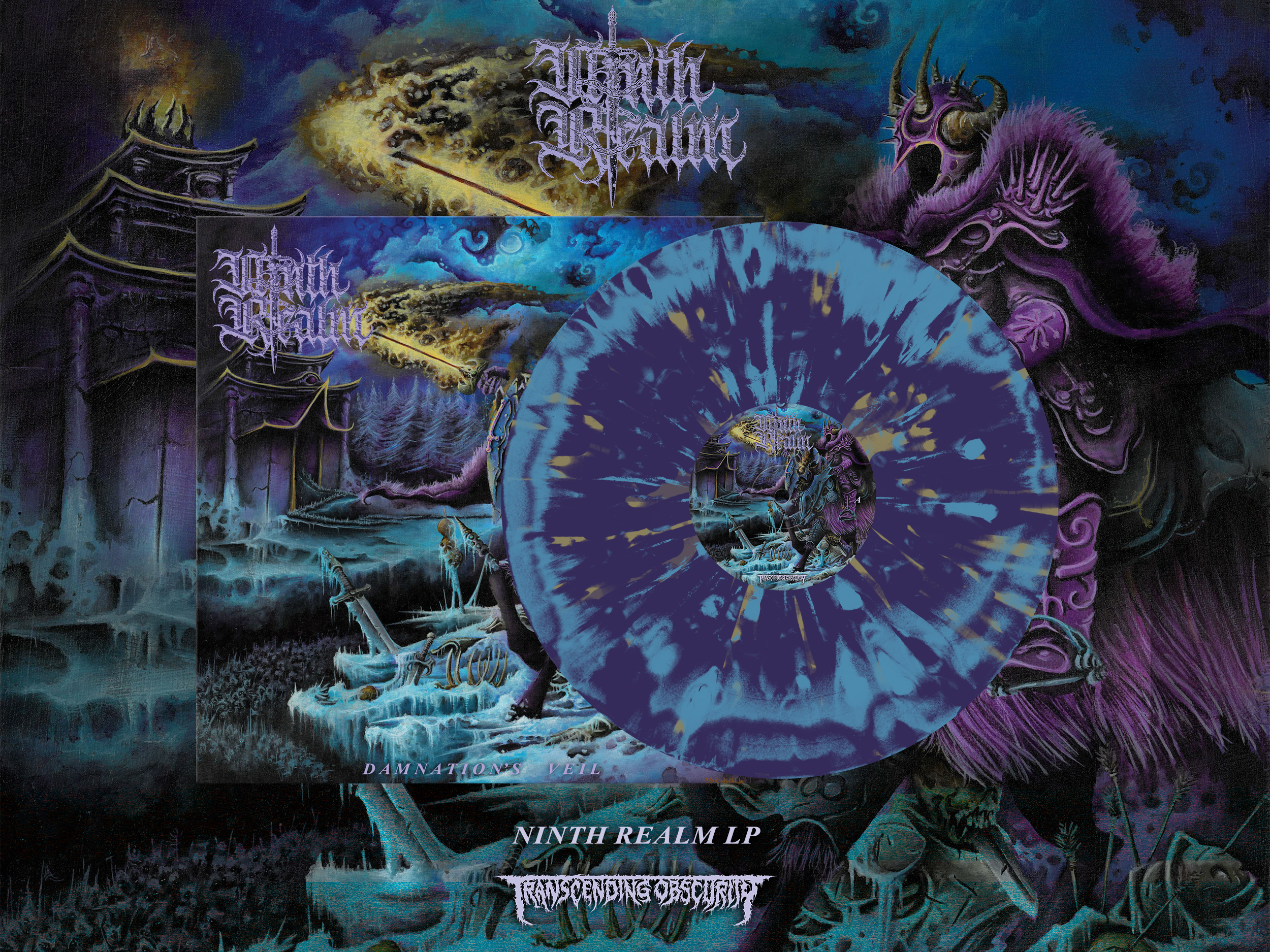 NINTH REALM - Damnation's Veil LP with Insert (Limited to 150