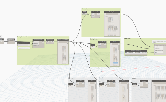 Creating Sheets In Revit From Excel - Revit - Dynamo
