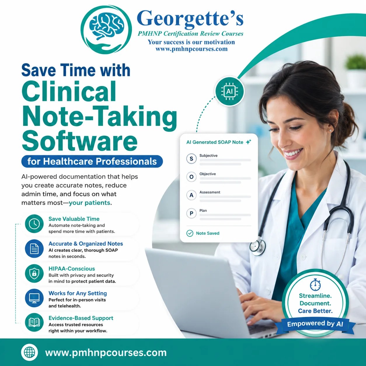 AI-Powered Clinical Note-Taking Software for Healthcare Providers