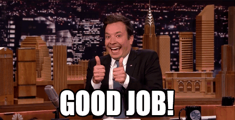 Great job cat gif