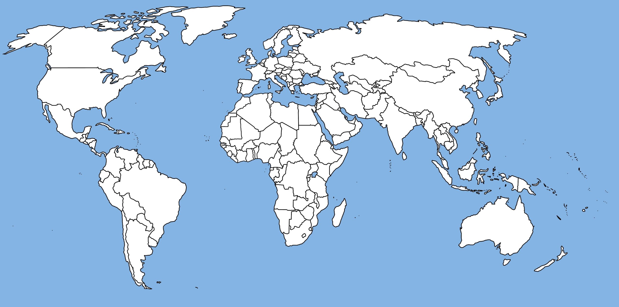 World Map Printable With Countries Labeled Printable USA Map Printable Labeled World Map Scaled 