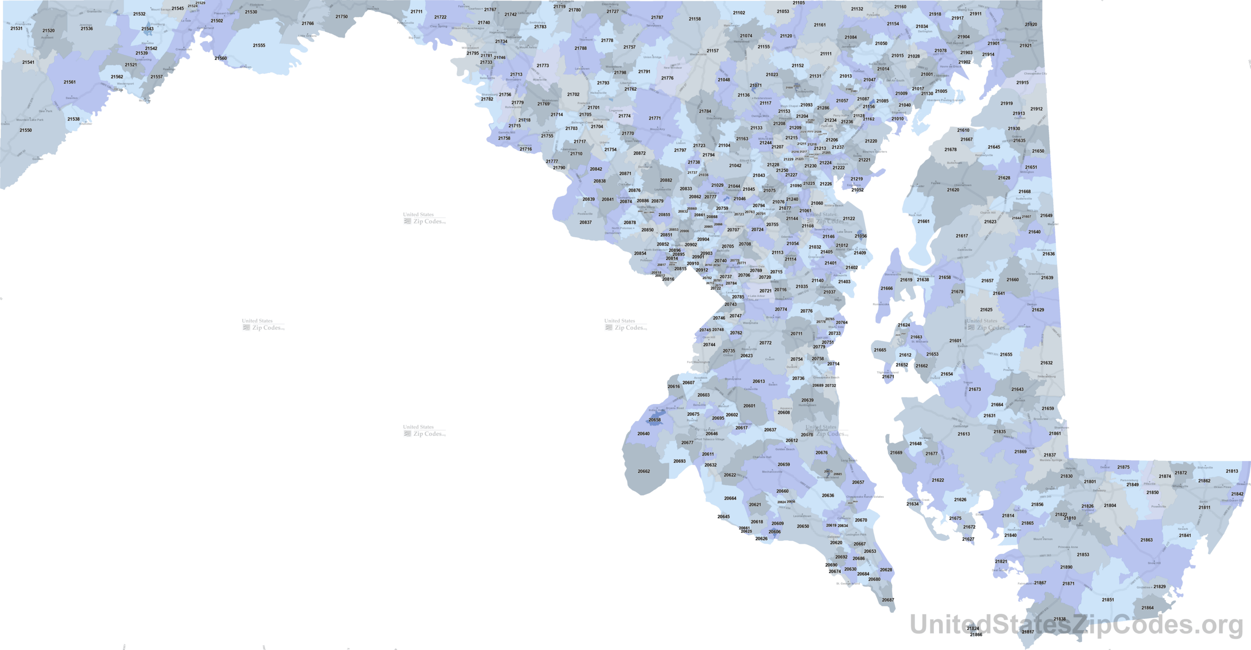 Printable Zip Code Maps Printable USA Map Printable Zip Code Maps Free Download Scaled 