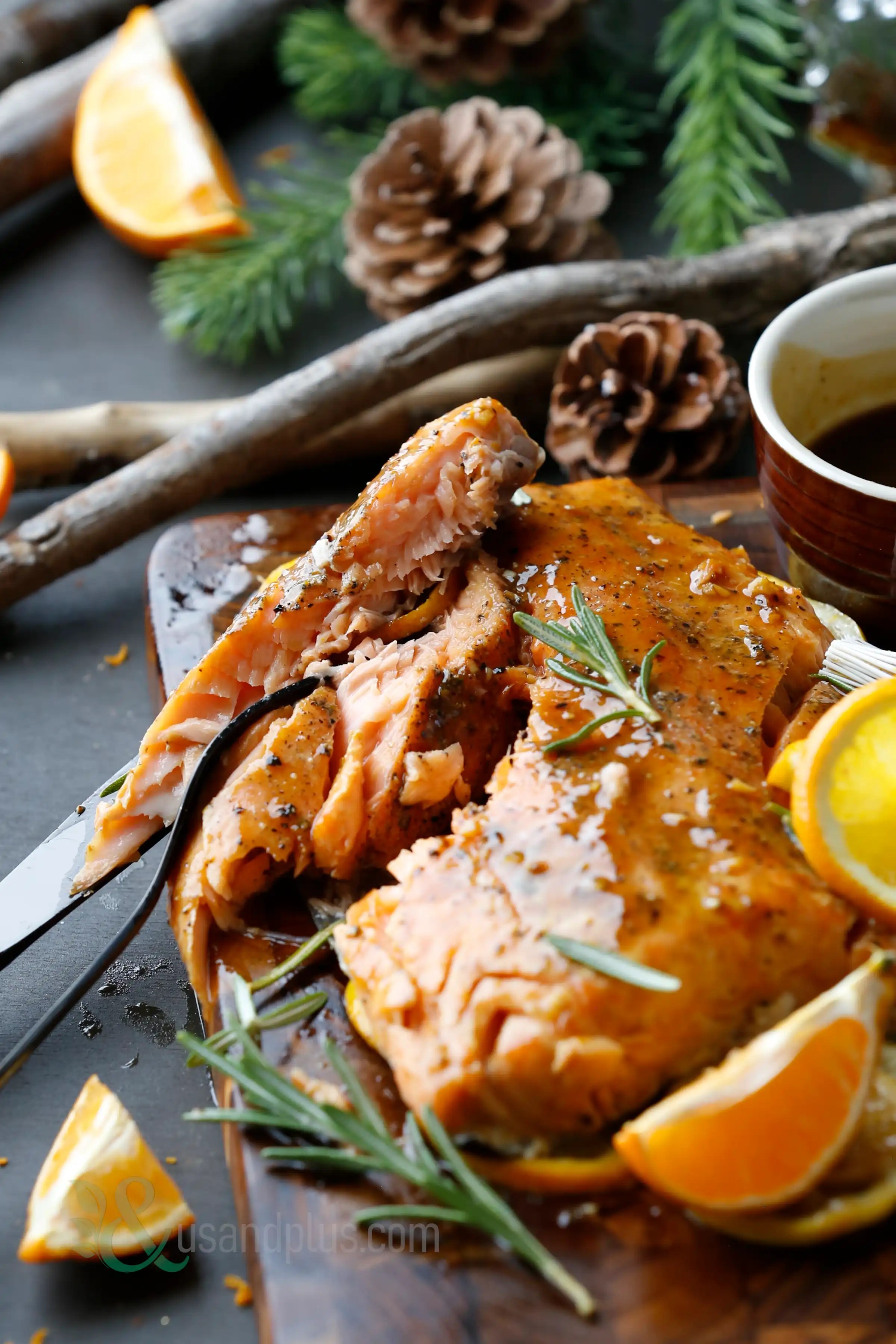 Orange Ginger Baked Salmon