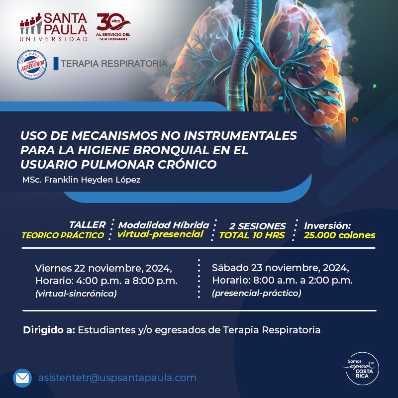 Uso de mecanismos no instrumentales para la higiene bronquial