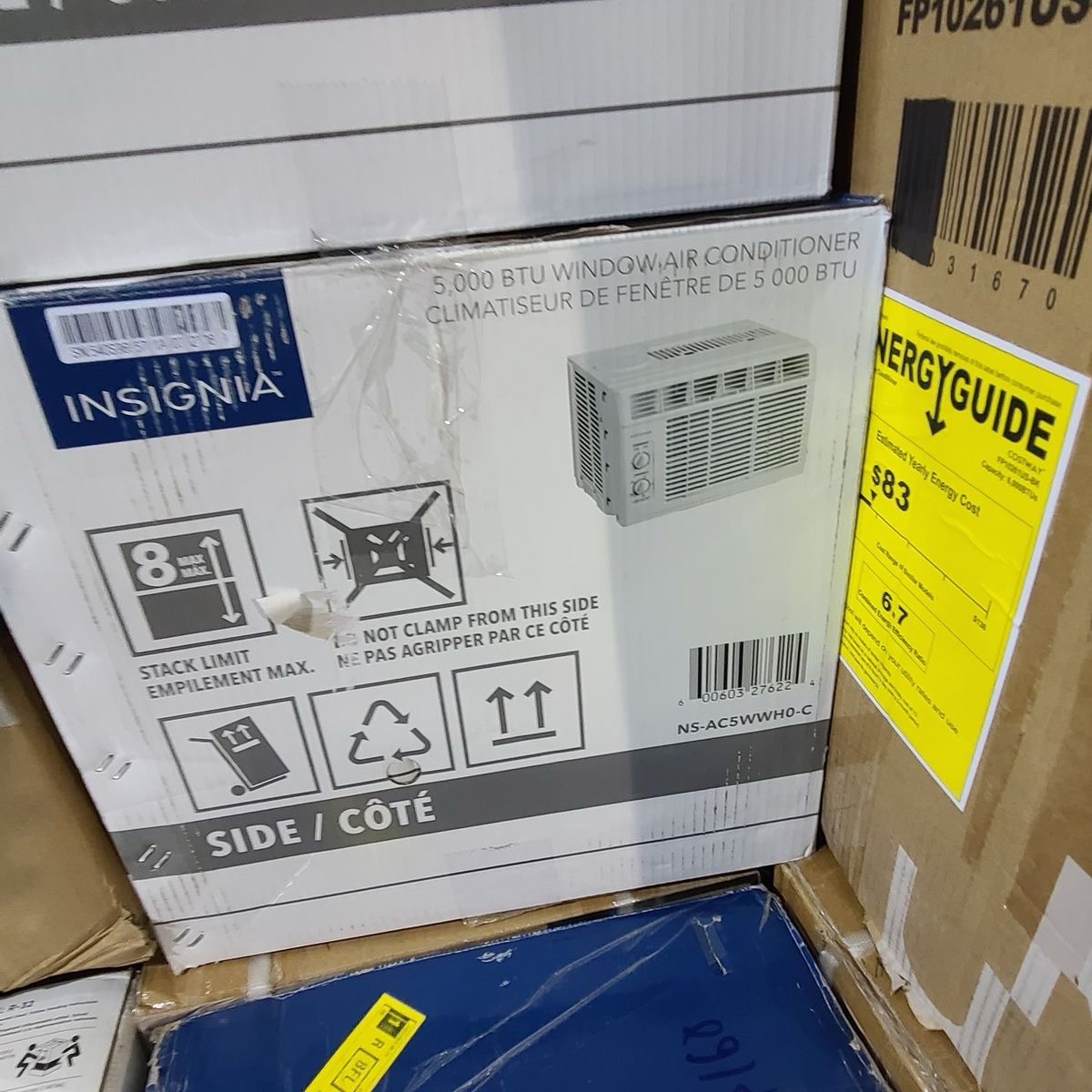 Air conditioner pallets and truckloads