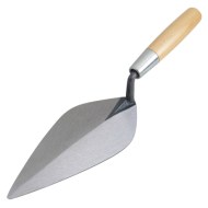 BL703 - 10in Narrow London Brick Trowel with Wood Handle | Kraft Tools