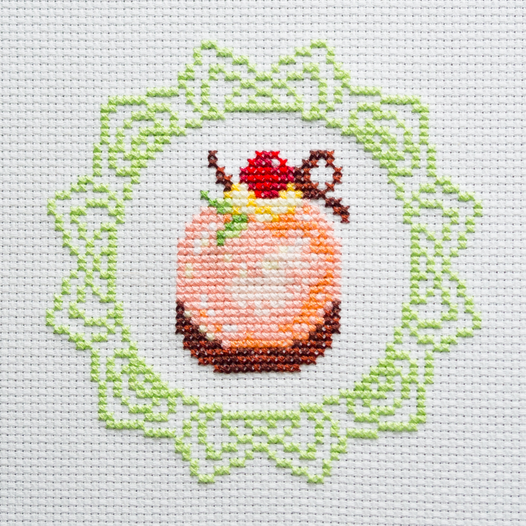 ピーチドームケーキ