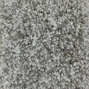 Cool gray plush carpeting sample