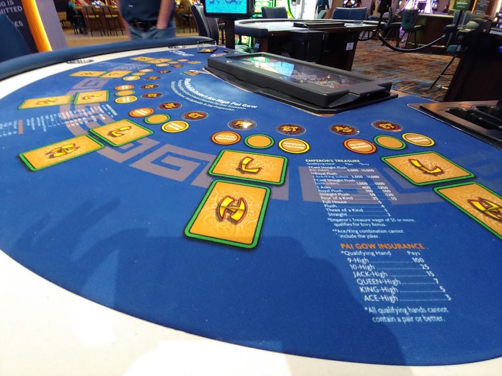 Pai Gow Poker table