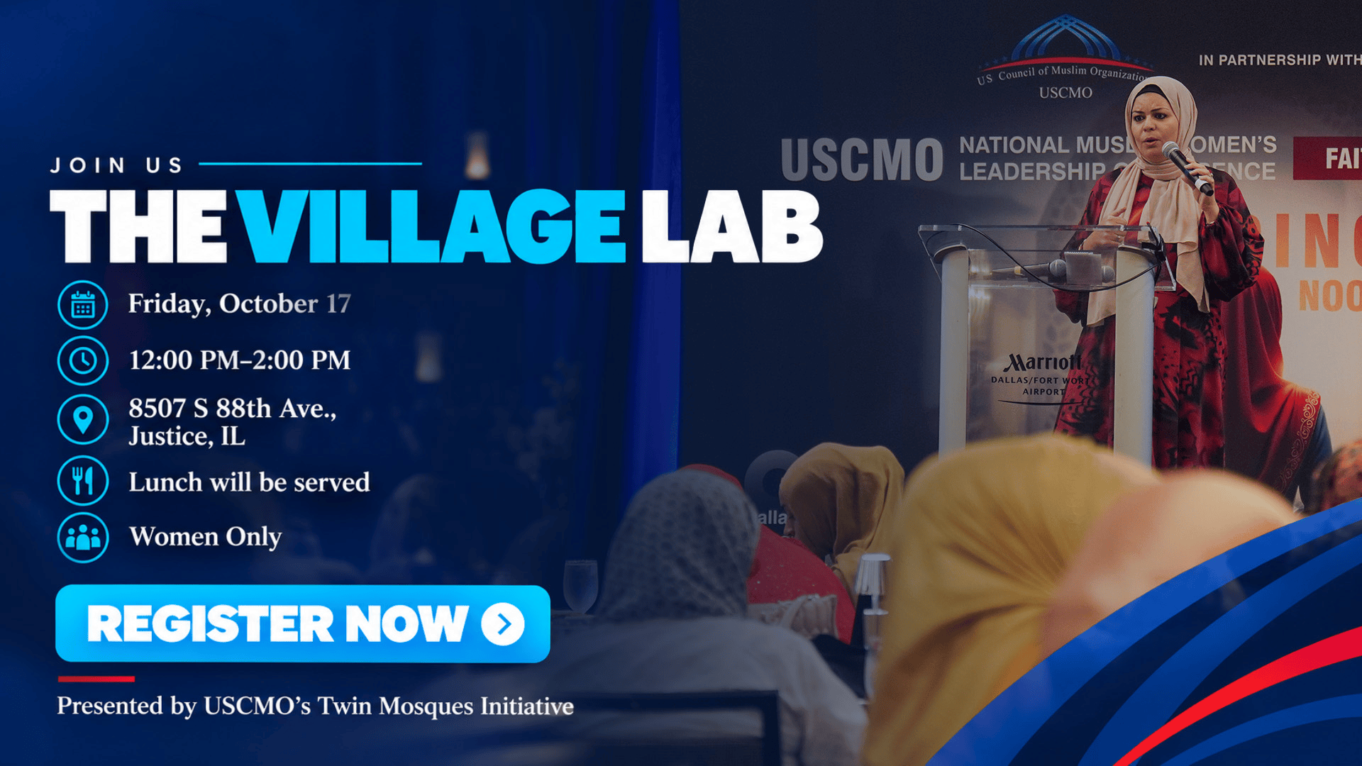 The Village Lab - Friday, October 17, 12:00 PM-2:00 PM, Justice, IL. Women only. Register now.