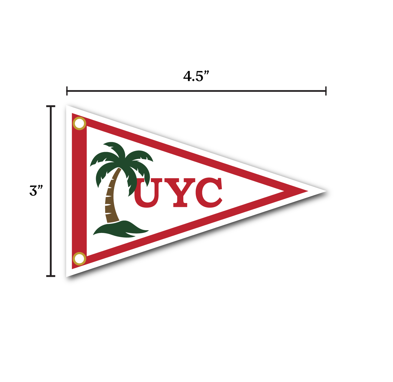 UYC Burgee Sticker