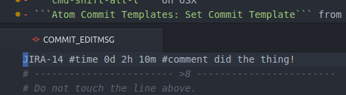 Github Concon121 Atom Commit Templates Set Custom Commit Templates In The Atom Ui