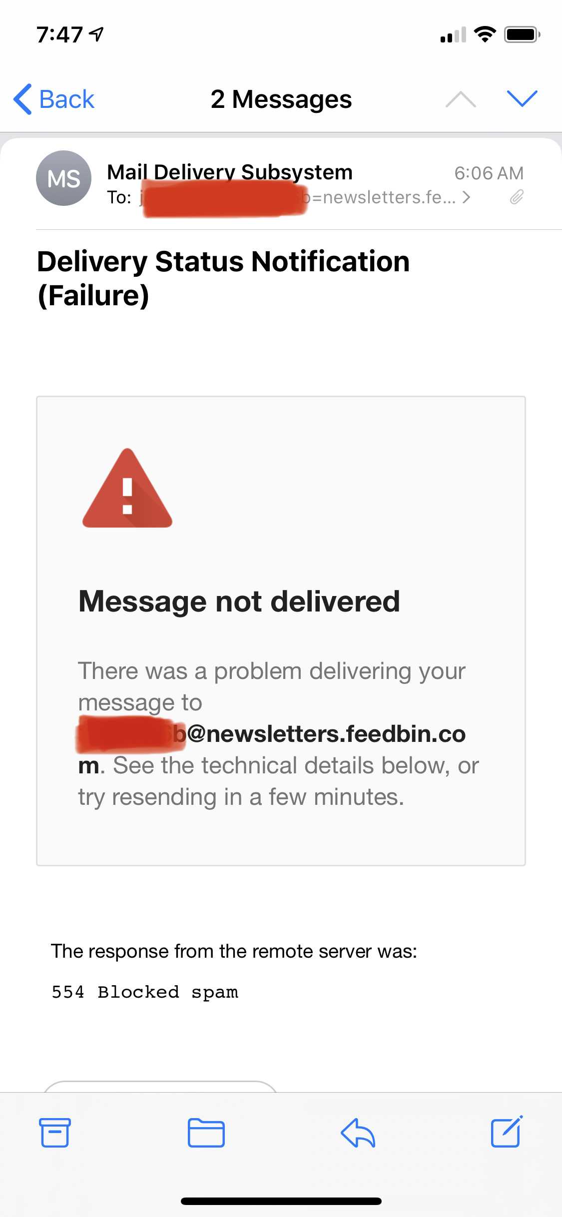 Sign up to receive free email notifications when new information is. Newsletters Being Blocked As Spam Issue 525 Feedbin Feedbin Github