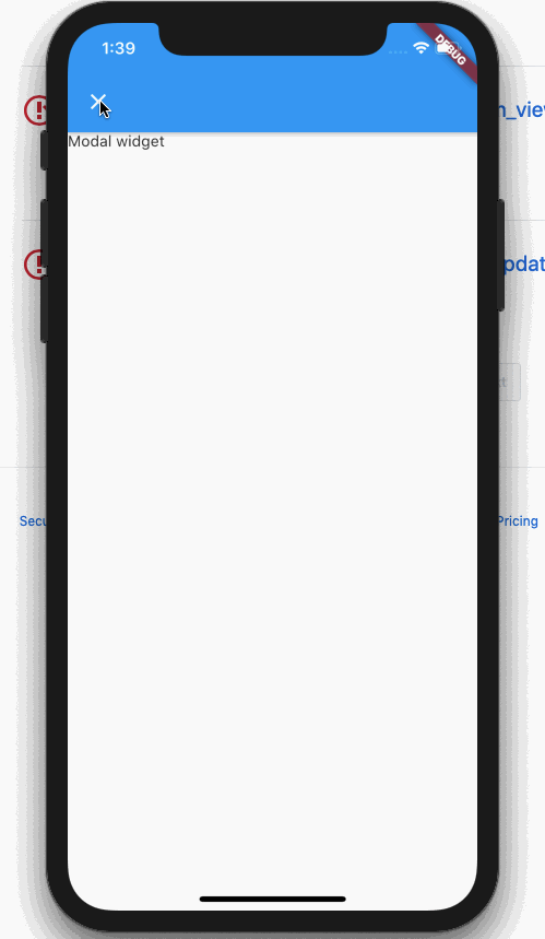 No Close Button When Using Navigator In Full Screen Dialog Route Issue 33038 Flutter Flutter Github