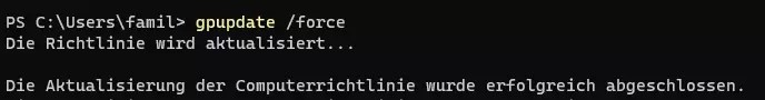 Gruppenrichtlinien aktualisieren mit GPUpdate Force: So geht's (4) Gruppenrichtlinien aktualisieren mit GPUpdate Force: So geht's (4)