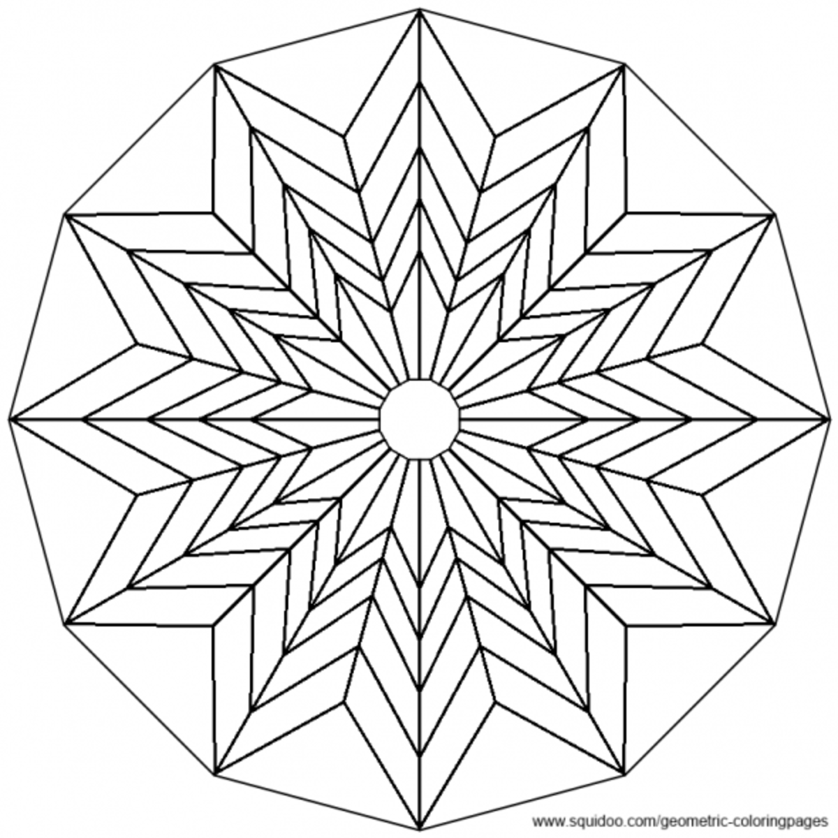 Easy geometric coloring pages printable coloring pages