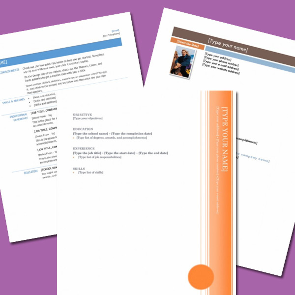 Jun 27, 2021 · this free business contract template microsoft word is set up as a bill of sale. Free Microsoft Word Resume Templates | HubPages