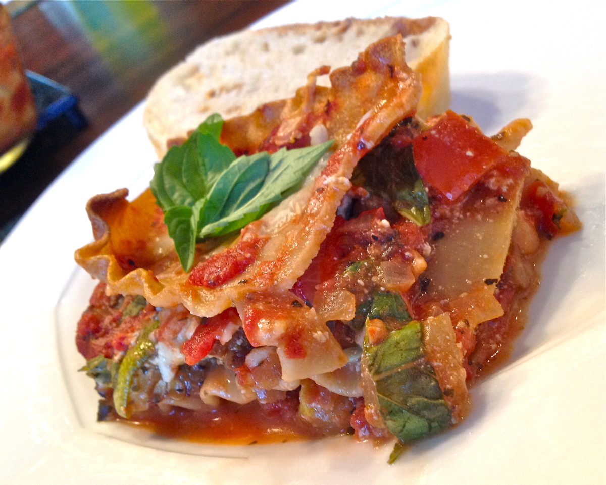 Roasted Vegetable Lasagna Recipe Delishably