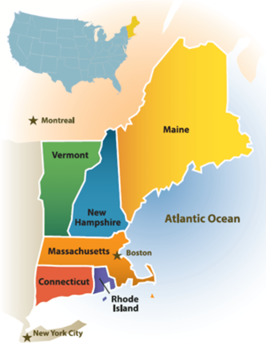 Where Is New England On Us Map At James Fontanez Blog 11825556 