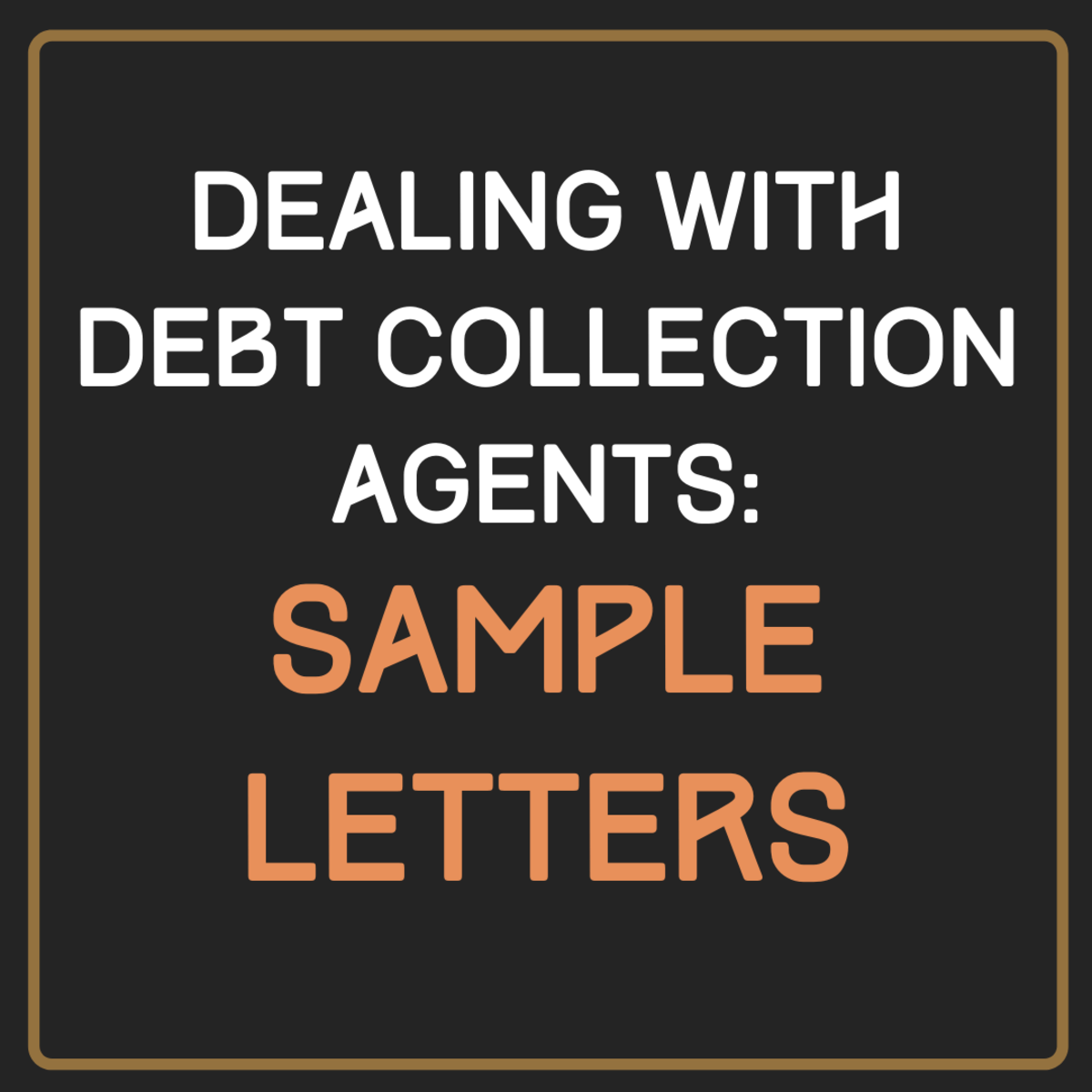 Sample Letters To Send To Debt Collection Agents In Canada Toughnickel Money