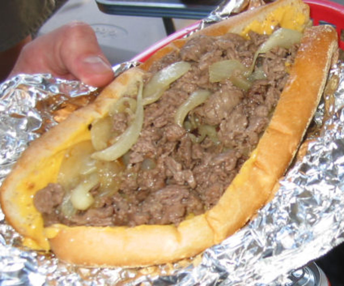 The original cheesesteak was made by a hot dog cart vendor in the early 20th century. Original Philly Cheese Steak Recipe | hubpages