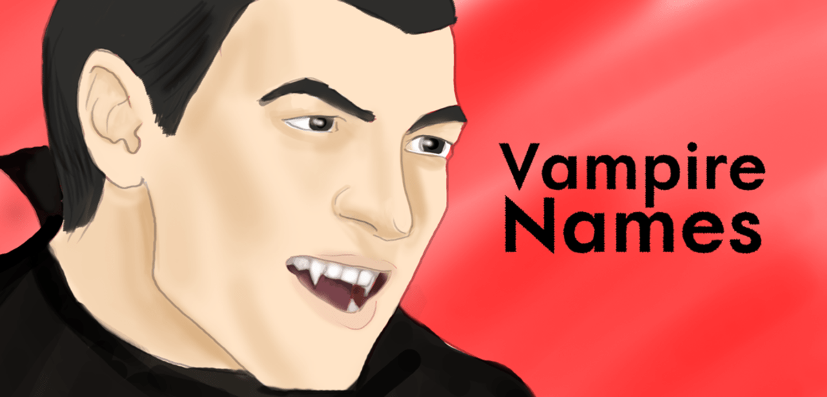 Great vampire names for girls and boys
