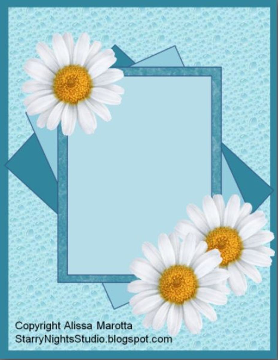 Free handmade greeting card layouts