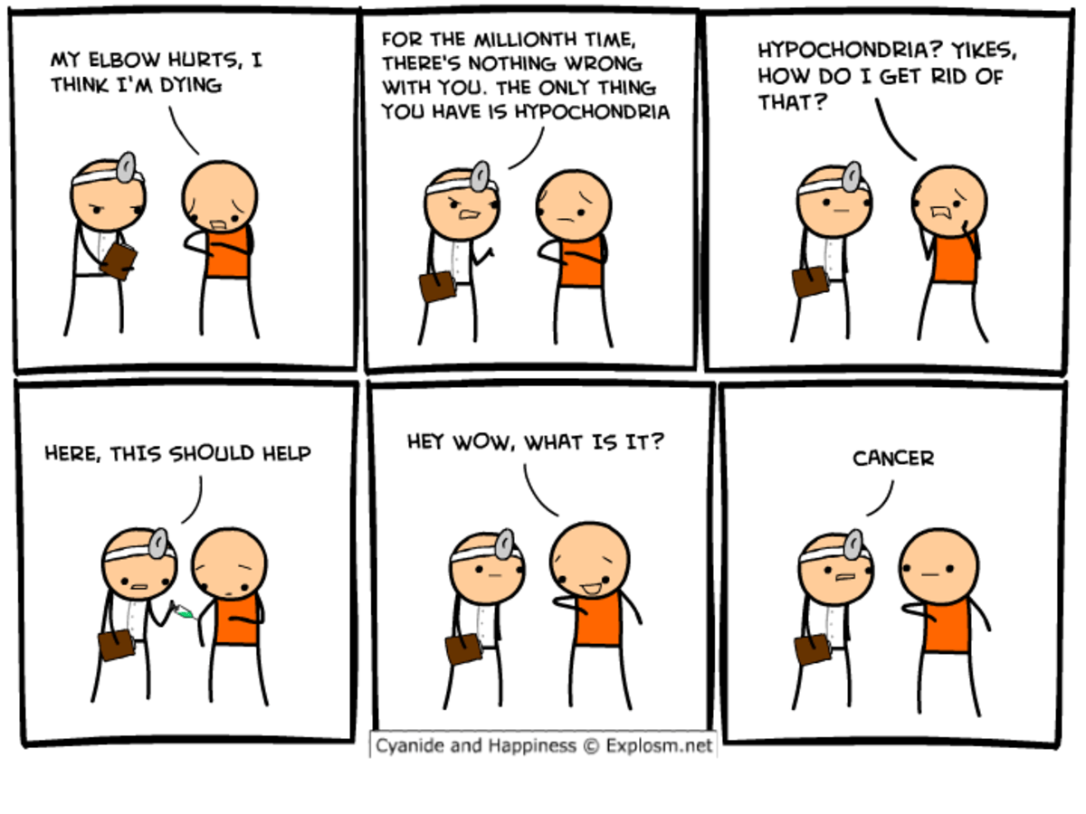 To help bring a little bit of laughter into what has been one of the worst years, look through these funny 2020 memes to end the year on a positive note. Hypochondriacs step-by-step guide to illness | HubPages