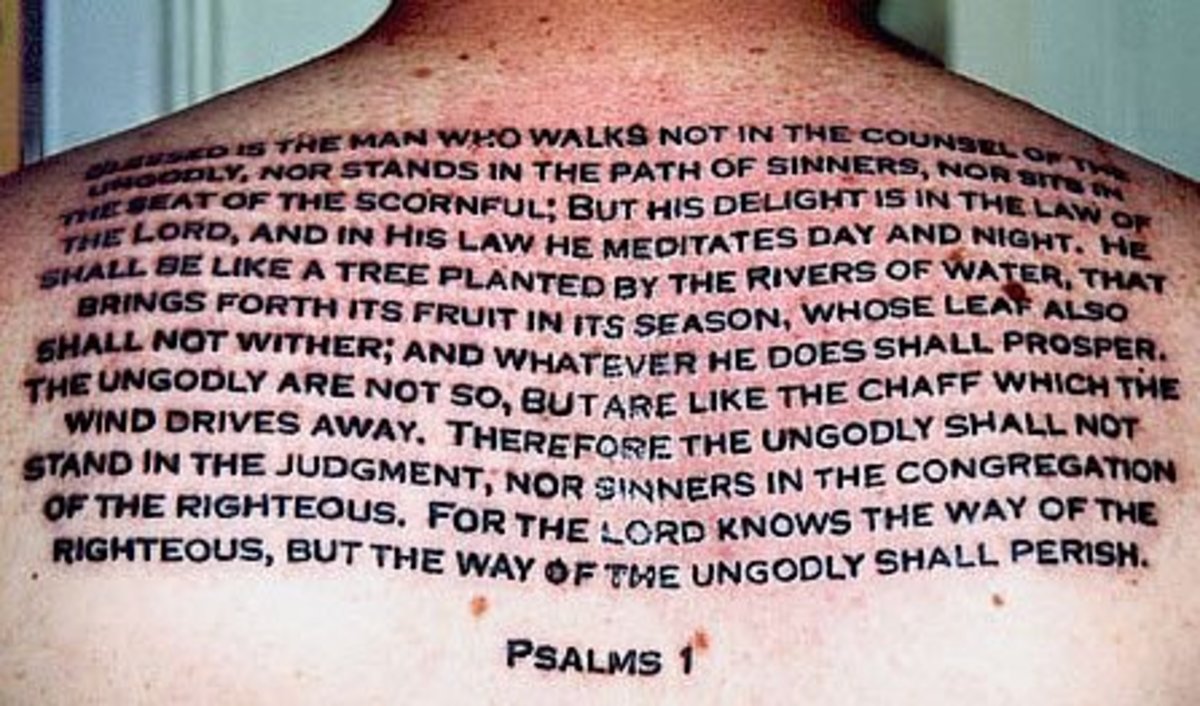 Tattoo ideas: bible verses