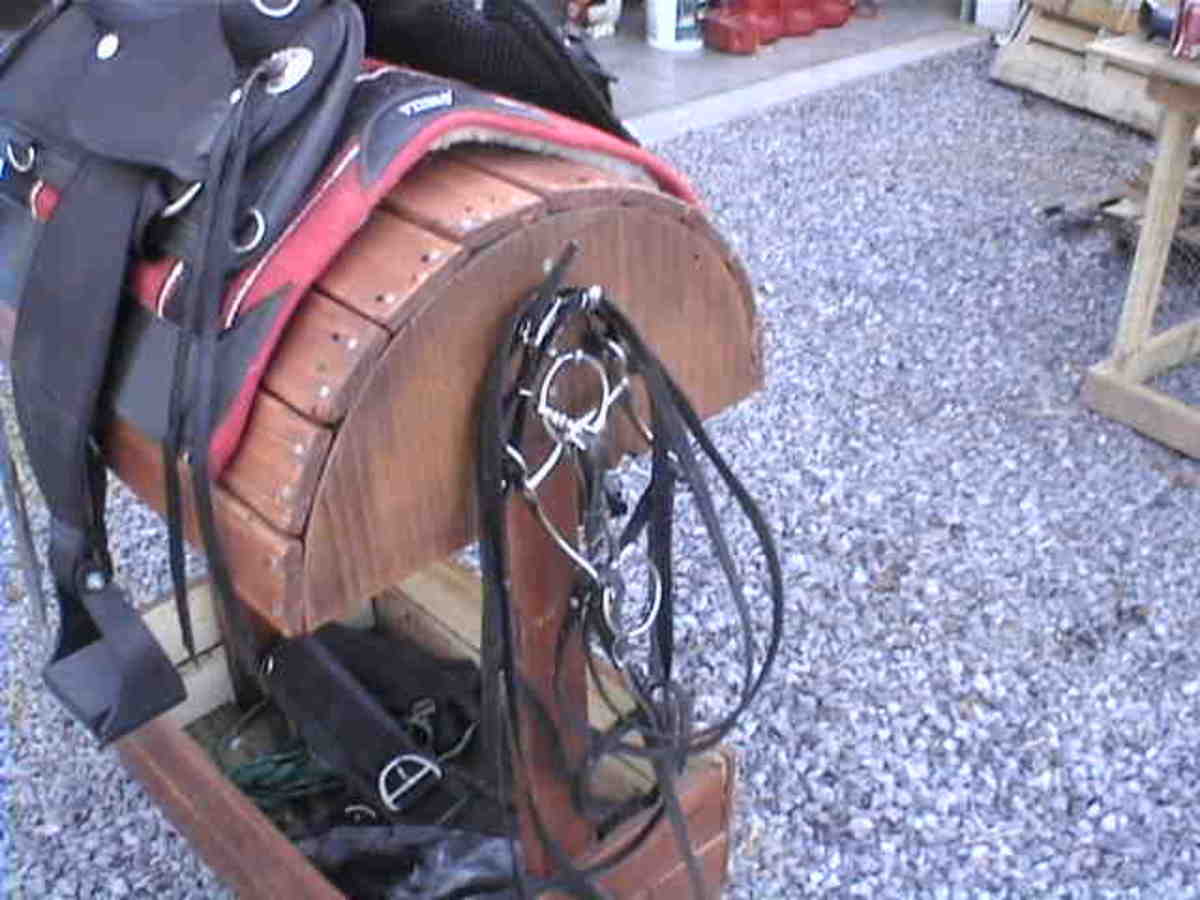 Learn about installing bike racks at howstuffworks. DIY Saddle Stand Made From Reclaimed Wood Pallets | hubpages