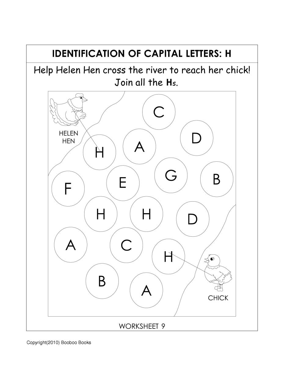 kindergarten alphabet worksheets hubpages