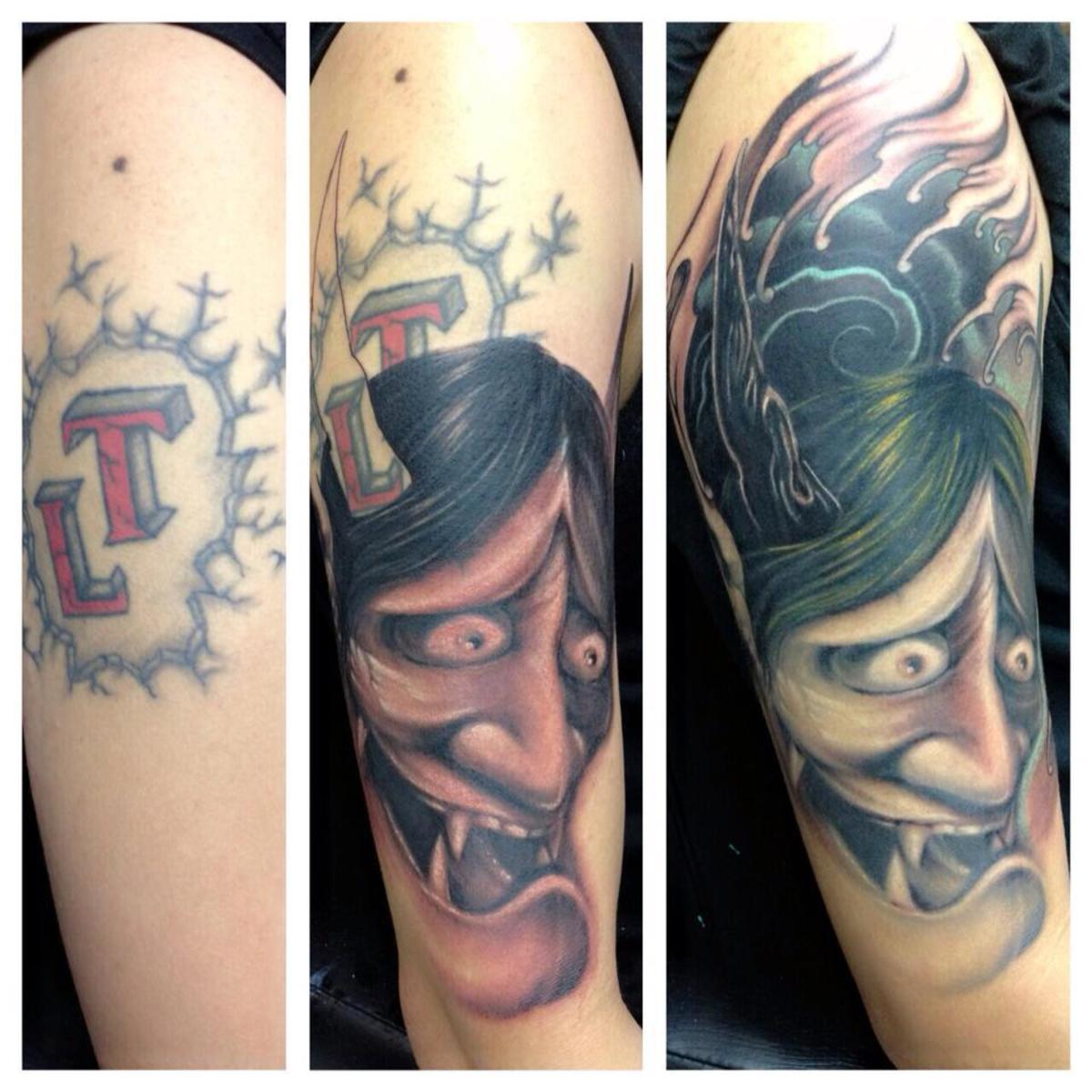 Black Tattoo Cover Up Tattoo Designs Ideas
