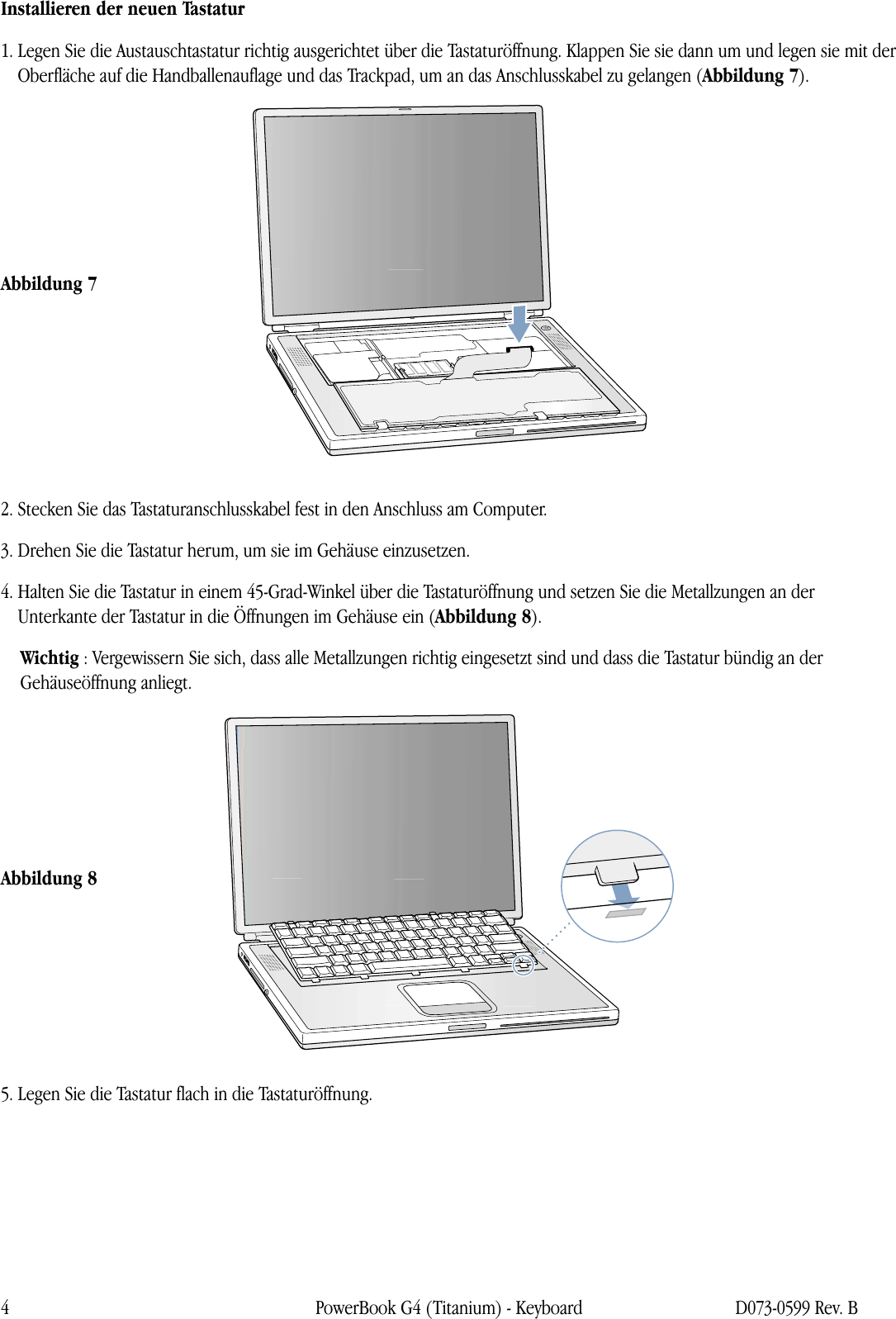 Apple Powerbookg4 Keyboard User Manual Power Book G4