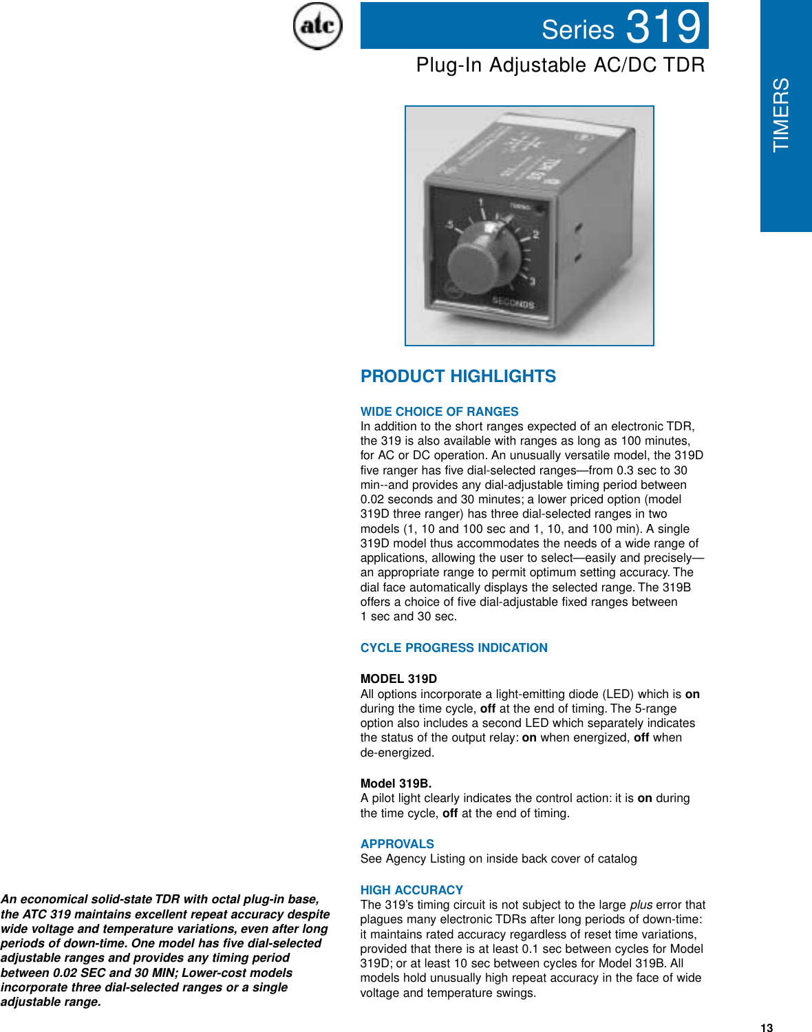 Atc 319 Time Delay Relay