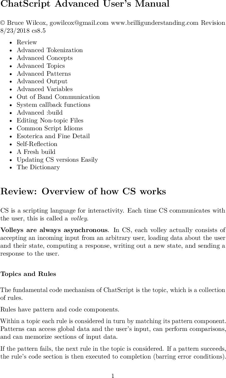 Chatscript Basic User Manual Pdf Computer File Grammar - Premium Nature Art Gallery - Desktop