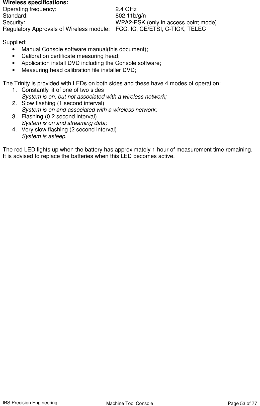 Ibs Precision Engineering Trinity Trinity Wireless Probe