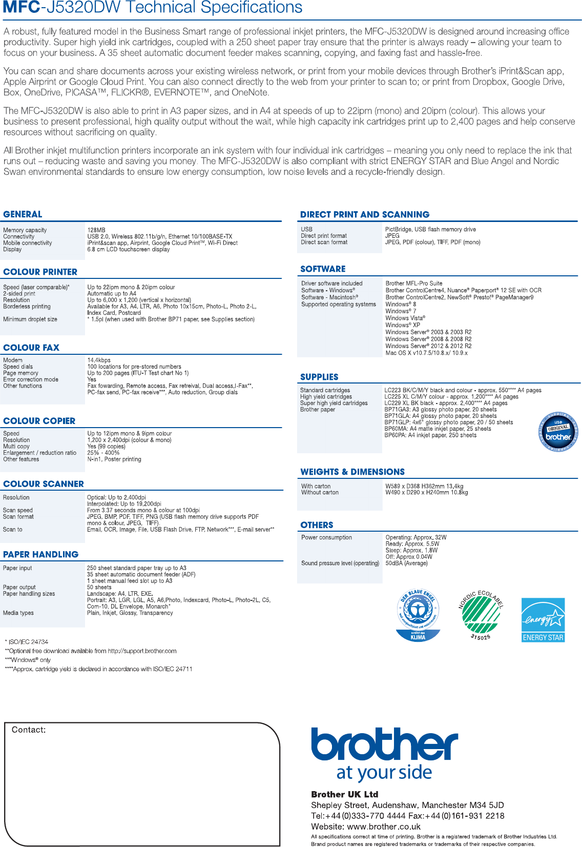 Mfcj5320dw Mfc J5320dw Pdf User Manual